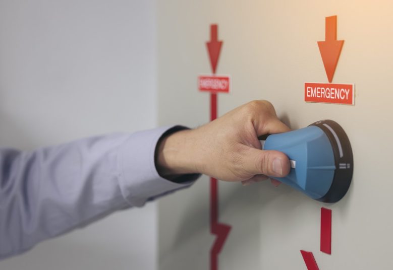 turn off electricity if pipe bursts