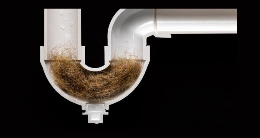 Hair common culprit for clogged drains