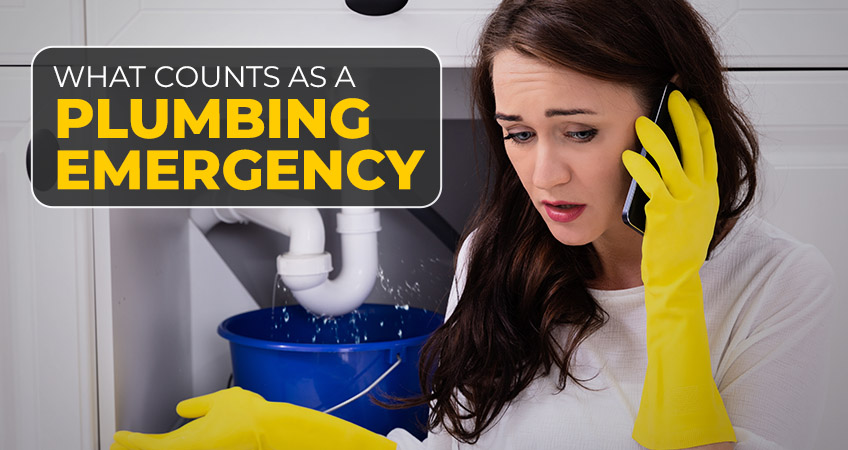 What counts as a plumbing emergency