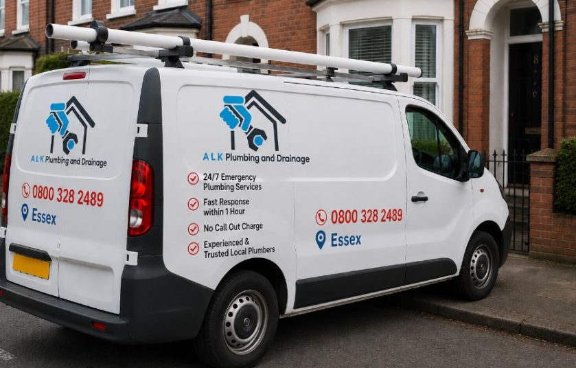 alk plumbing and drainage van