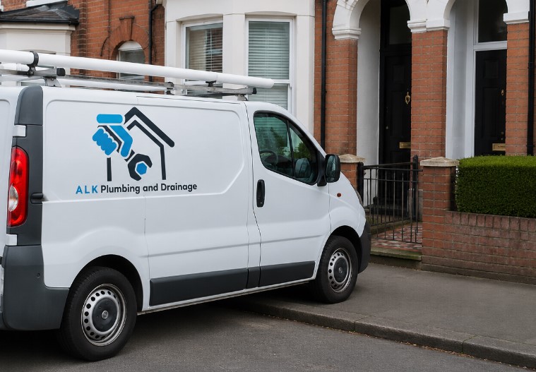 alk plumbing and drainage van