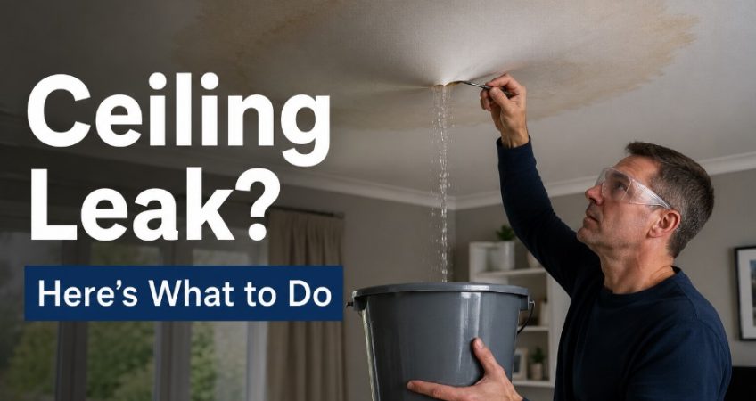 ceiling leak - do this