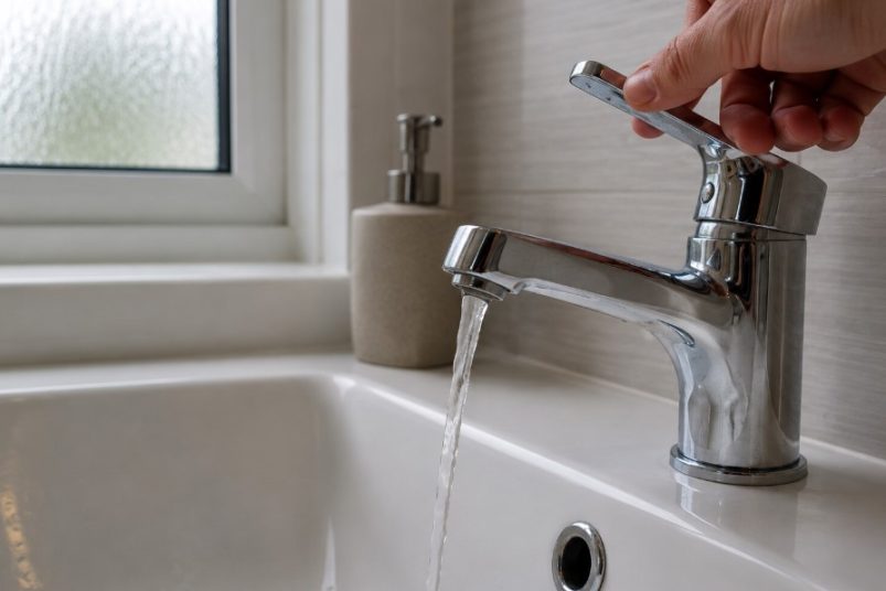 hot water tap slow to warm up