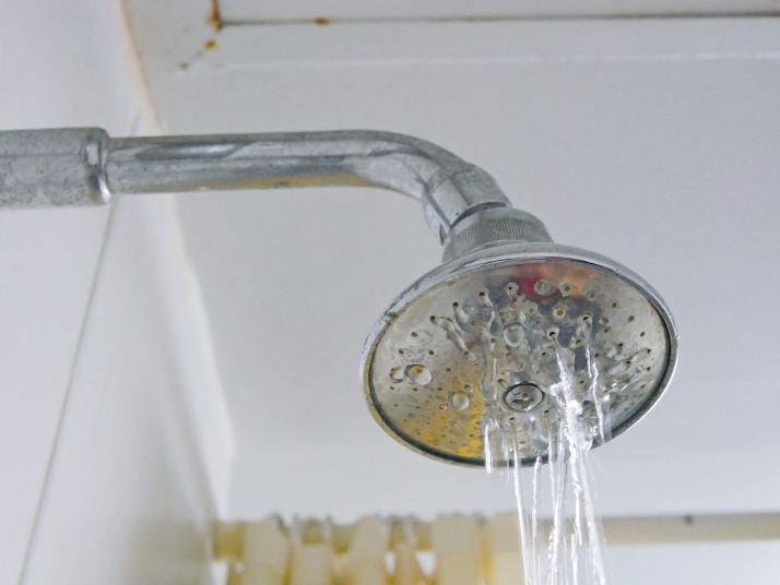 Low water pressure in the shower