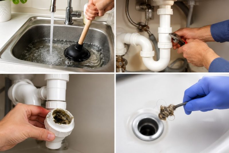 steps to stop a noisy drain